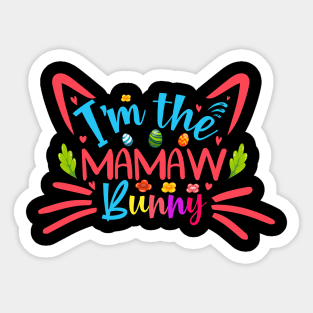 The Mamaw Bunny - The Ideal Design To Celebrate Easter With The Family Sticker